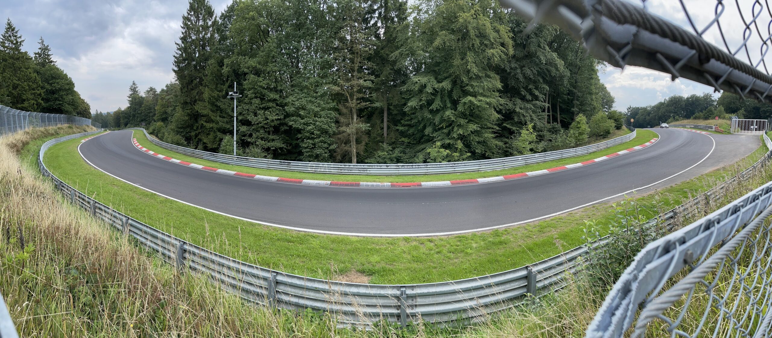 Nurburgring race track with cars on it